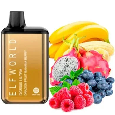 Elfworld DC5000 Ultra - Dragon Fruit Banana Berry (5000 Puffs)