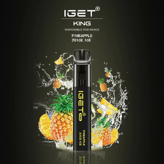 IGET King Vape - Pineapple Juice Ice (2600 Puffs)