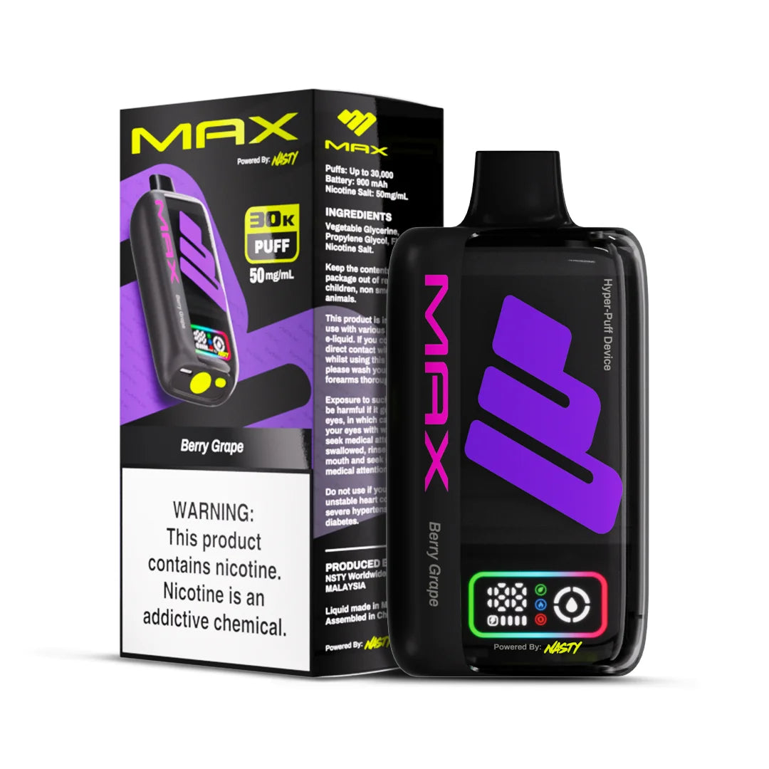 NASTY MAX 30000 PUFFS DISPOSABLE VAPE Berry Grape