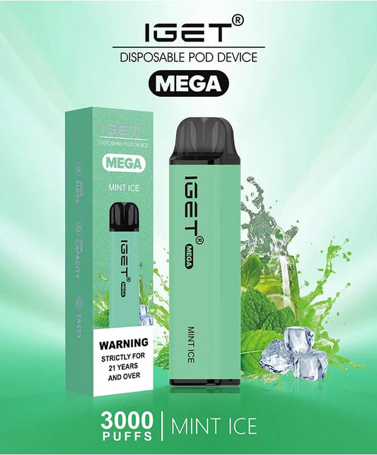 IGET Mega Mint Ice (3000 Puffs)