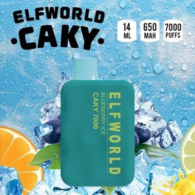 Elfworld Caky Blueberry Ice (7000 Puffs)
