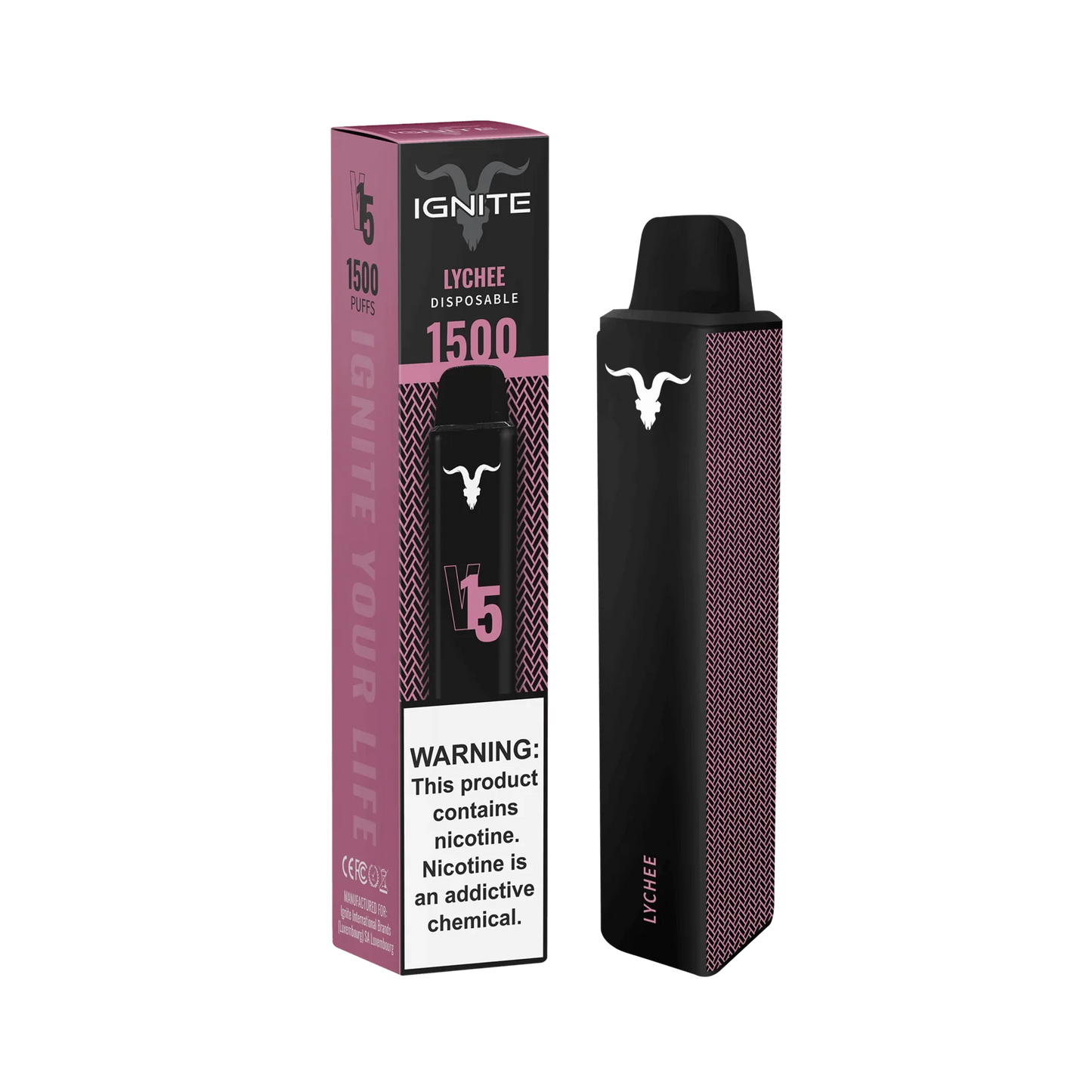 Ignite V15 Vape Pen Lychee (1500 Puffs)