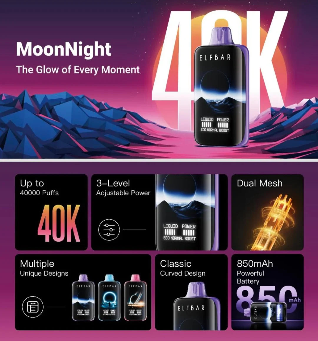 ELF BAR MOON NIGHT 40K