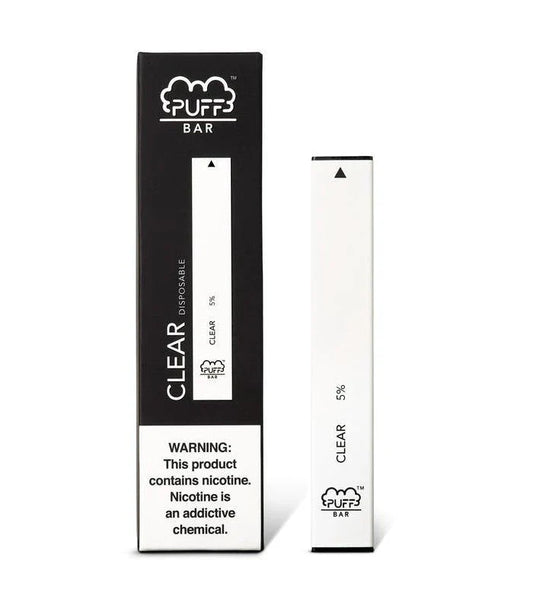 Puff Bar Disposable Device Clear