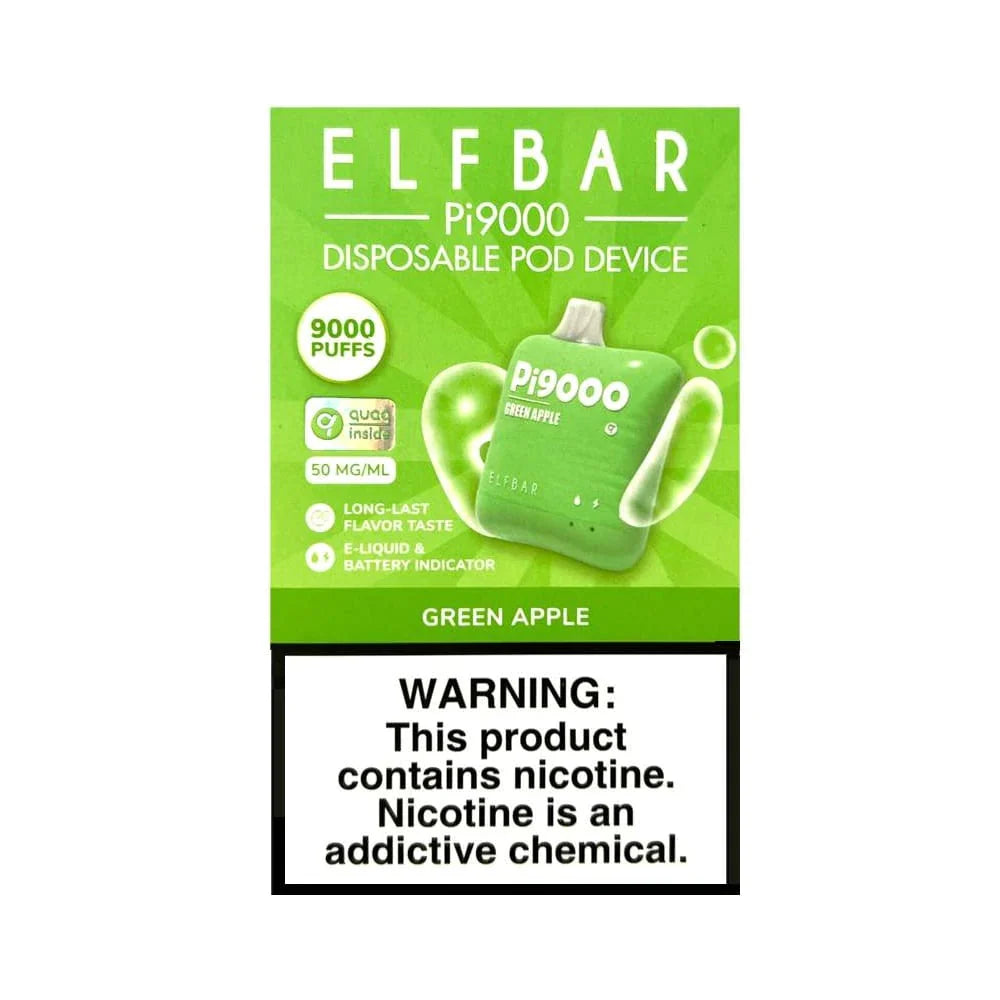 ELF BAR Pi9000 - Green Apple (9000 Puffs)