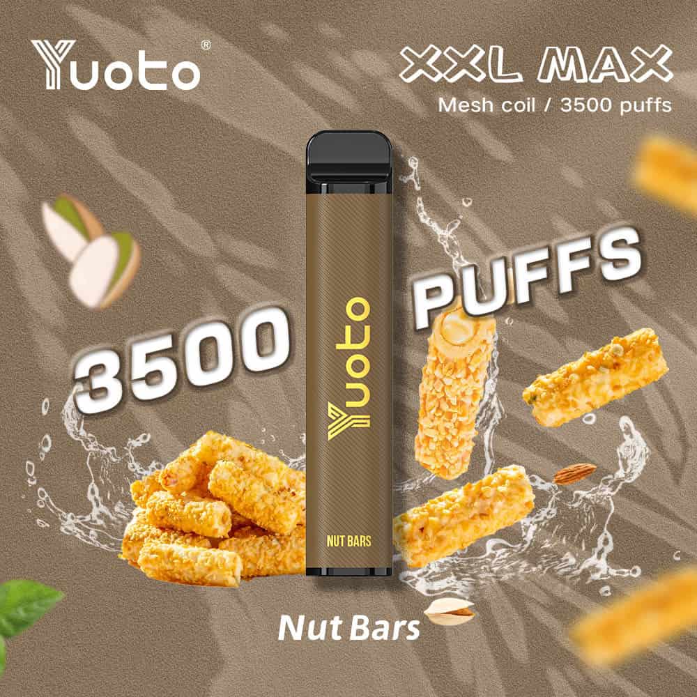 Yuoto XXL MAX Nut Bars (3500 Puffs)VapeMonk