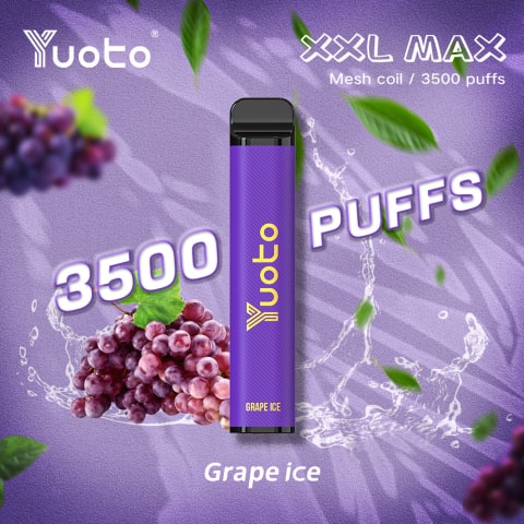 Yuoto XXL MAX Grape Ice (3500 Puffs)VapeMonk