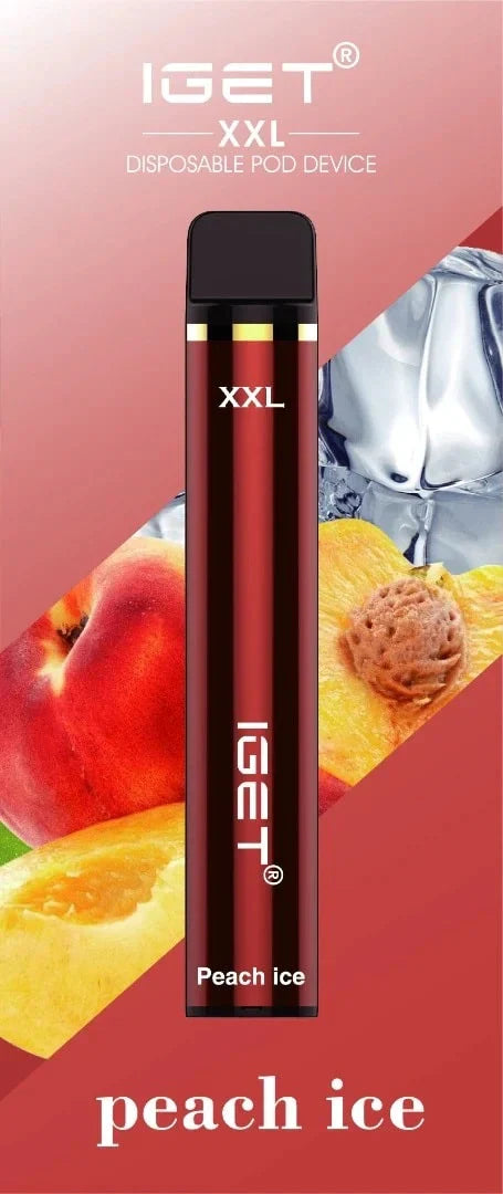 IGET XXL Vape - Peach Ice (1800 Puffs)
