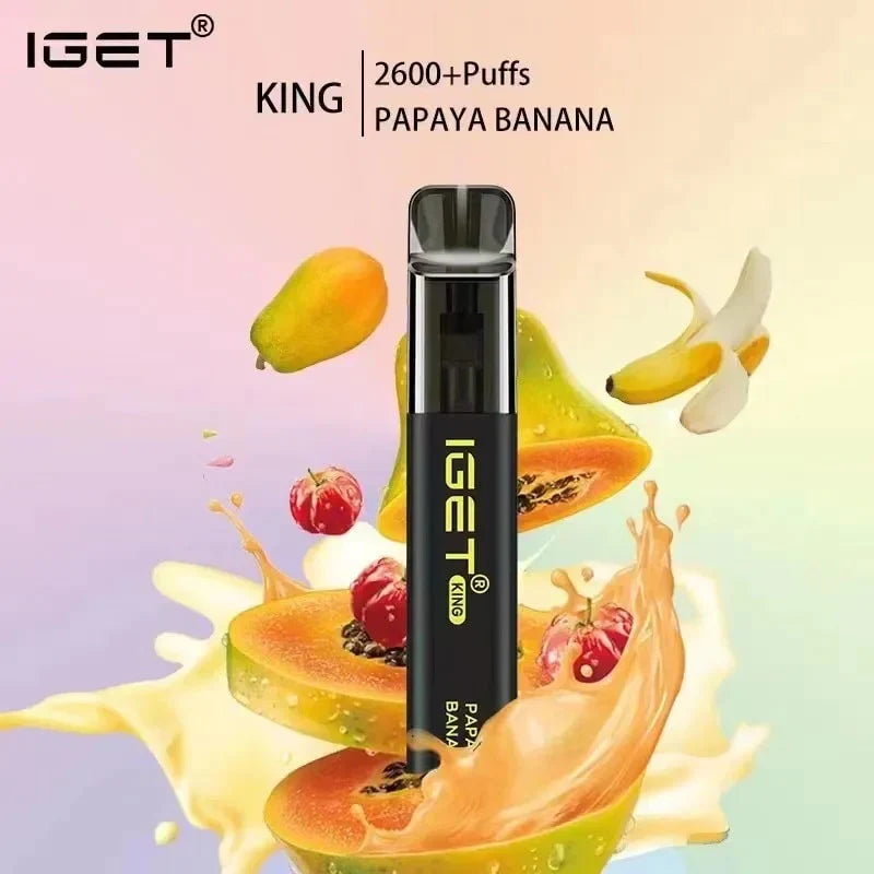 IGET King Vape - Papaya Banana (2600 Puffs)