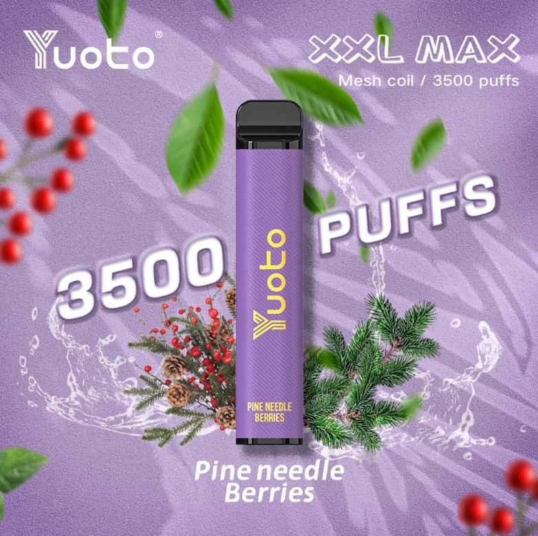 Yuoto XXL MAX Pine Needle Berries (3500 Puffs)VapeMonk