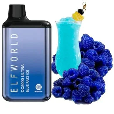 Elfworld DC5000 Ultra - Blue Razz Ice (5000 Puffs)