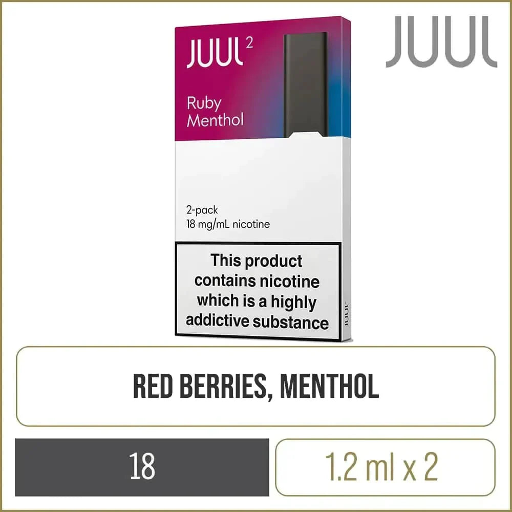 JUUL2 Ruby Menthol Pods (2 Pods)VapeMonk