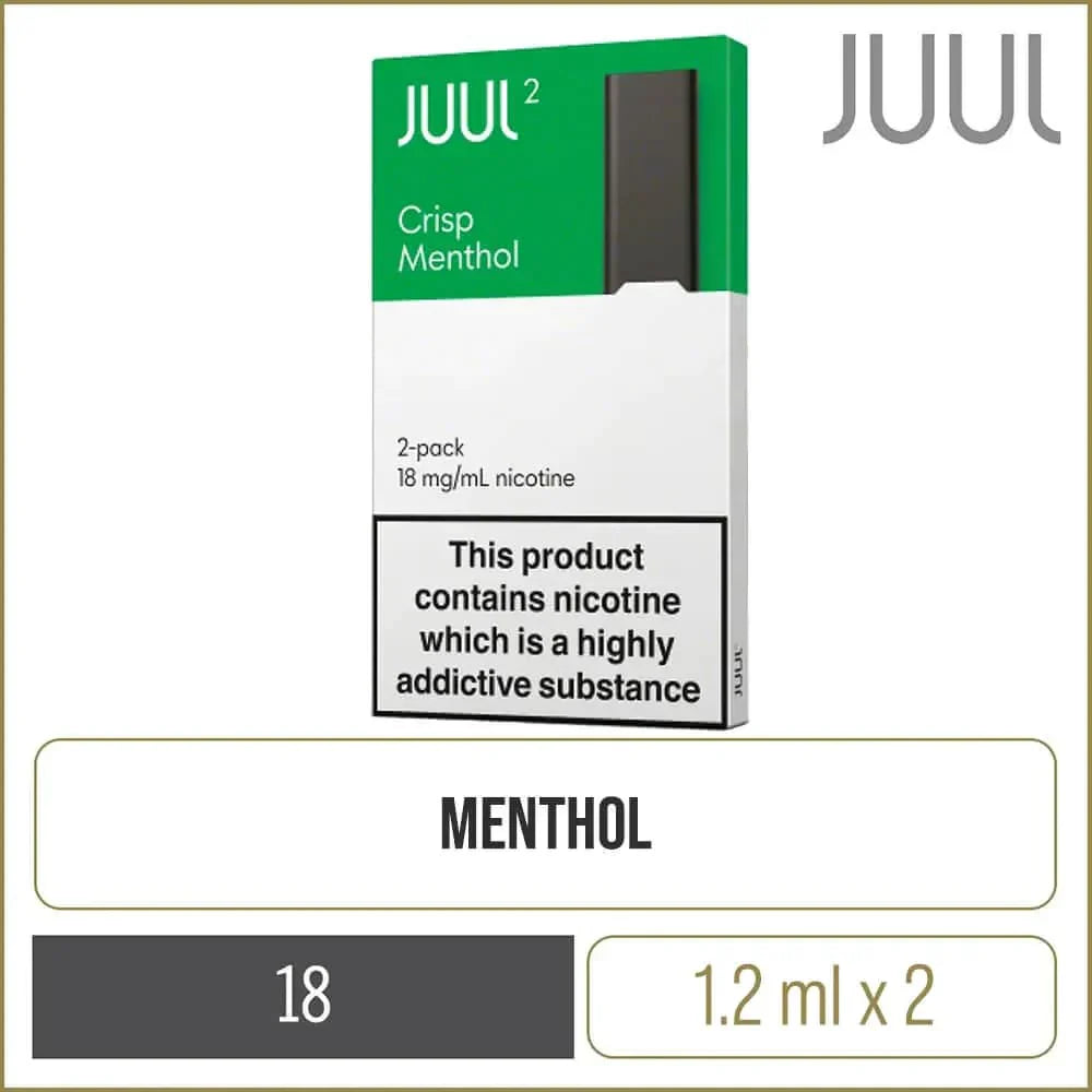 JUUL2 Crisp Menthol Pods (2 Pods)VapeMonk