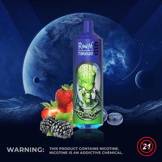 Tornado R&M Mr Blue (9000 Puffs)