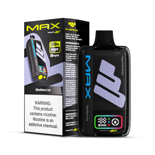 NASTY MAX 30000 PUFFS DISPOSABLE VAPE Blackbery Ice
