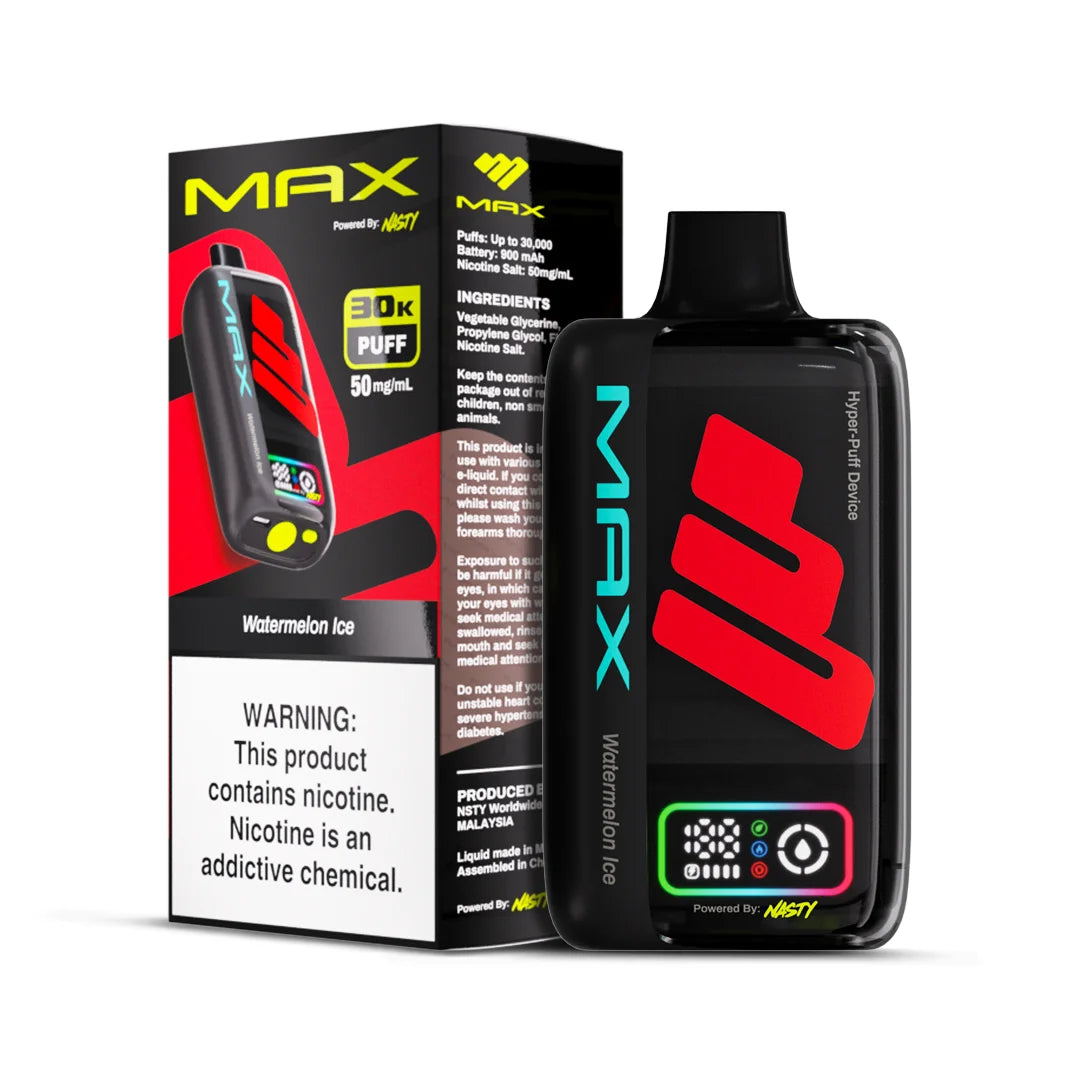 NASTY MAX 30000 PUFFS DISPOSABLE VAPE Watermelon Ice
