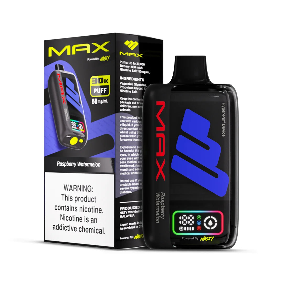 NASTY MAX 30000 PUFFS DISPOSABLE VAPE Raspberry Watermelon