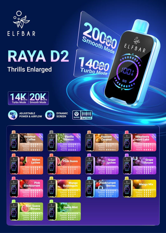 ELF BAR RAYA D2 20K