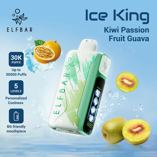 ELFBAR Ice King Disposable Vape Kiwi Passion Fruit Guava