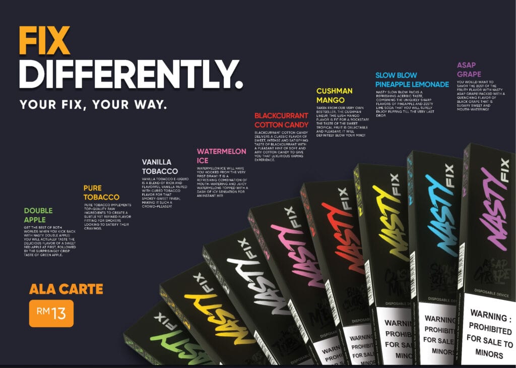 Nasty Fix Cushman Mango Disposable Vape