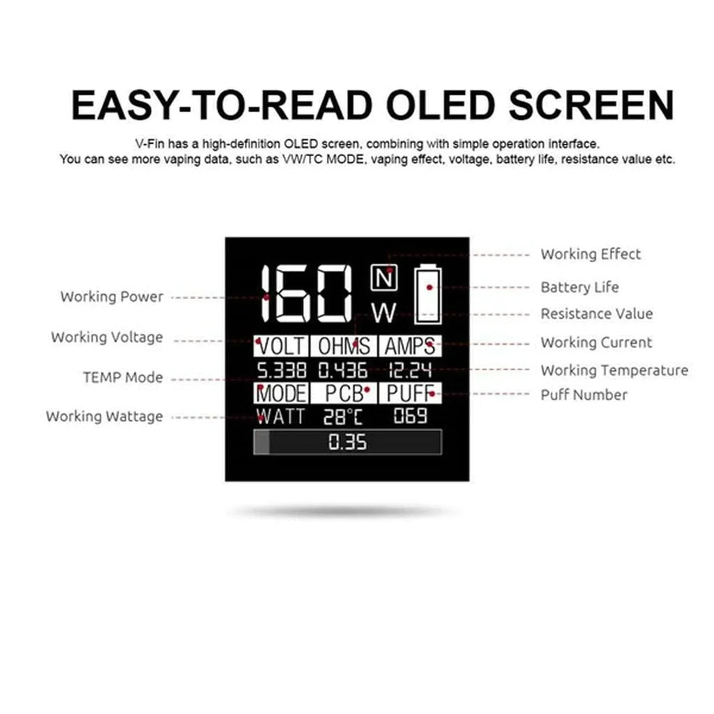 SMOK V-Fin 160W Vape Starter Kit