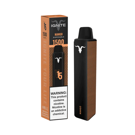Ignite V15 Vape Pen Mango (1500 Puffs)