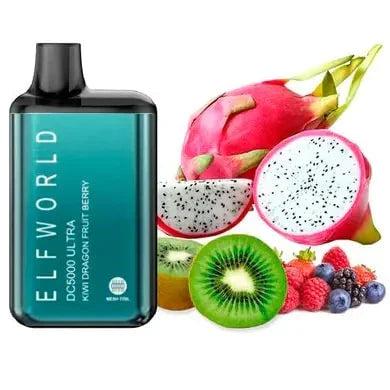 Elfworld DC5000 Ultra - Kiwi Dragon Fruit Berry (5000 Puffs)