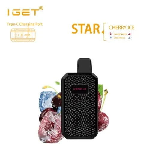 IGET Star - Cherry Ice (7000 Puffs)VapeMonk