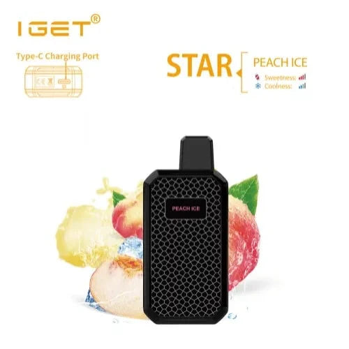IGET Star - Peach Ice (7000 Puffs)VapeMonk