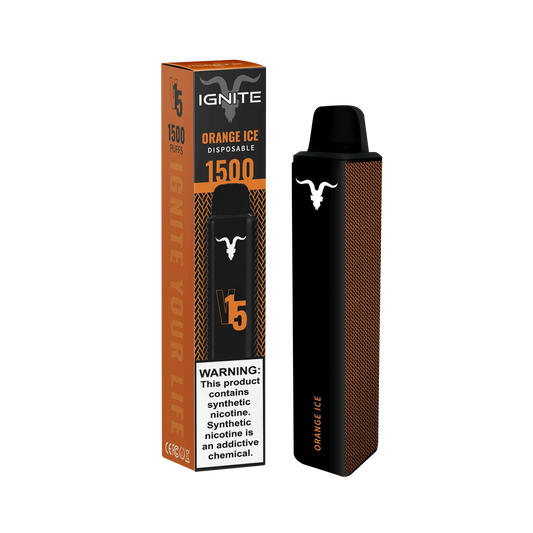 Ignite V15 Vape Pen Orange Ice (1500 Puffs)