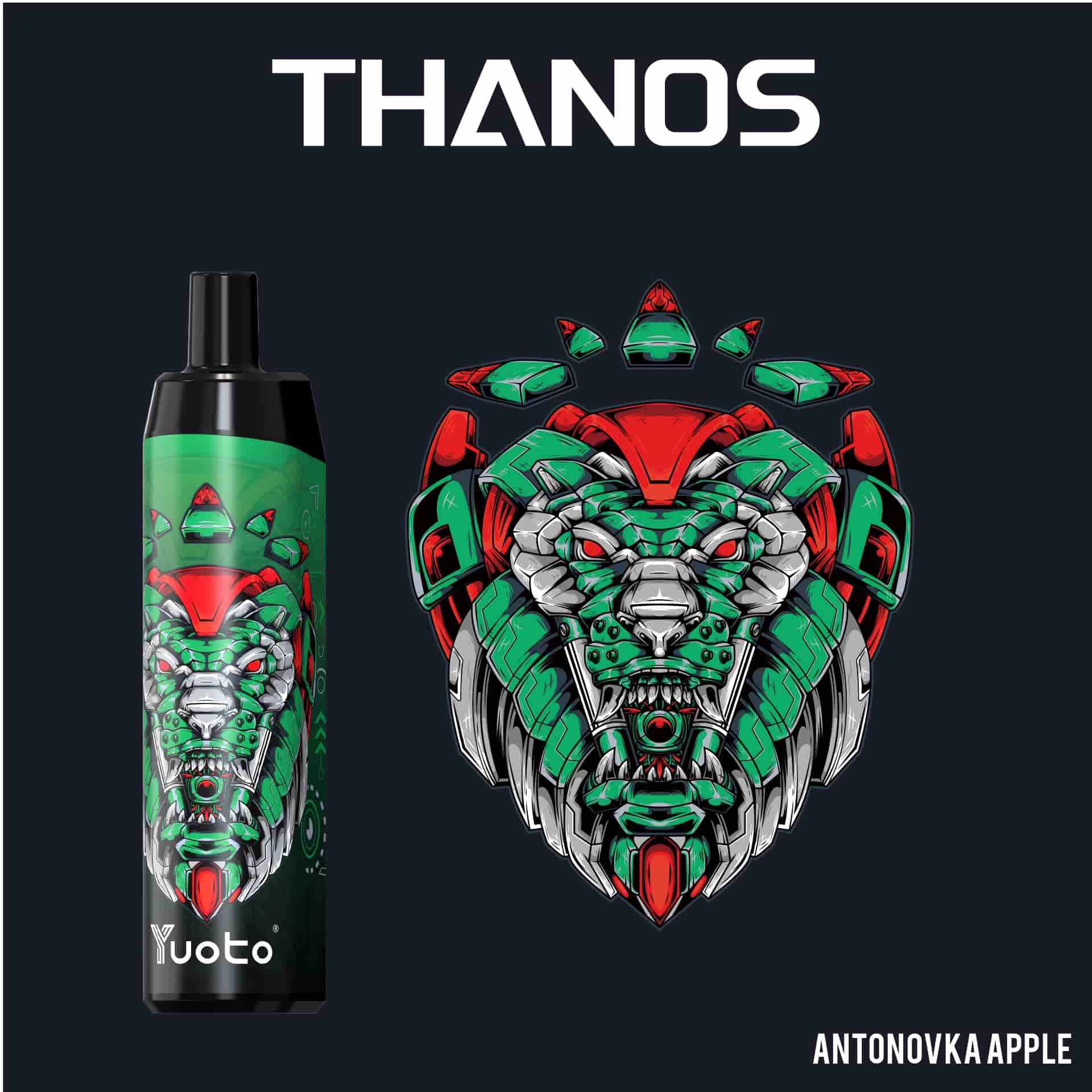 Yuoto Thanos - Antonovka Apple (5000 Puffs)VapeMonk